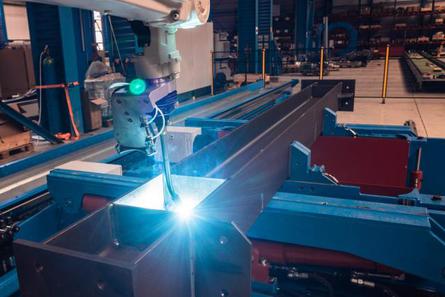 Automatisert montering og sveising